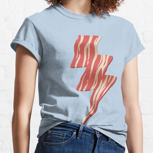 Bacon lightning bolt shirt best sale