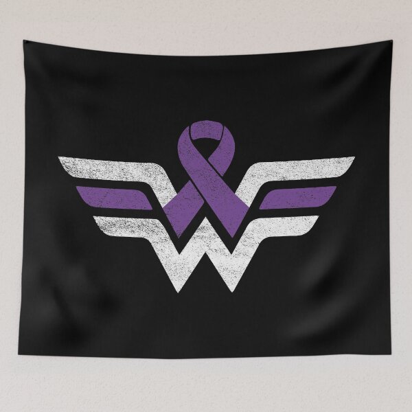 Item preview, Migraine Purple Awareness Ribbon designed and sold by CrystalCrush.