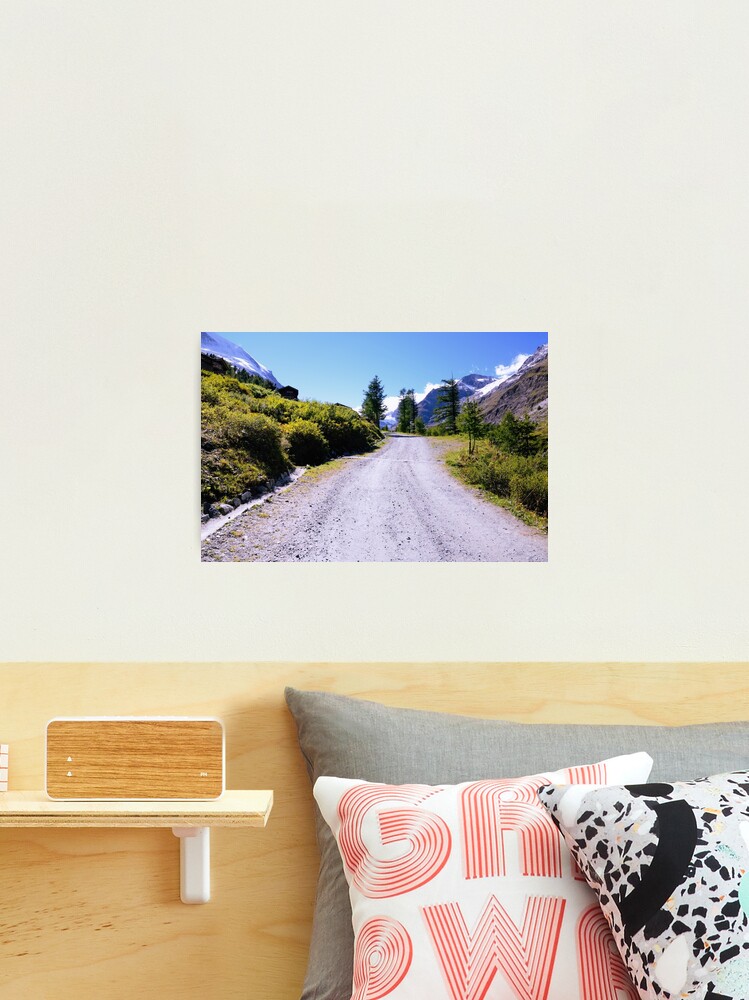 Thumbnail 2 of 3, Photographic Print, Road in the Alps designed and sold by Mallorn.