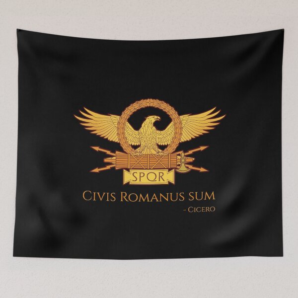Item preview, Ancient Rome - Civis Romanus Sum - Cicero Quote - SPQR designed and sold by Styrman.