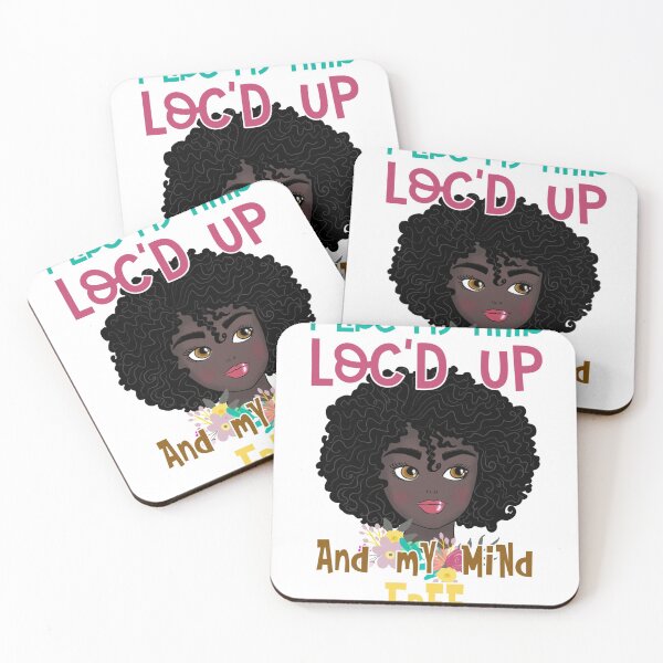 Item preview, Womens I Like Hair Loc'd Up And Mind Free Funny Black Woman designed and sold by SereneSouls.