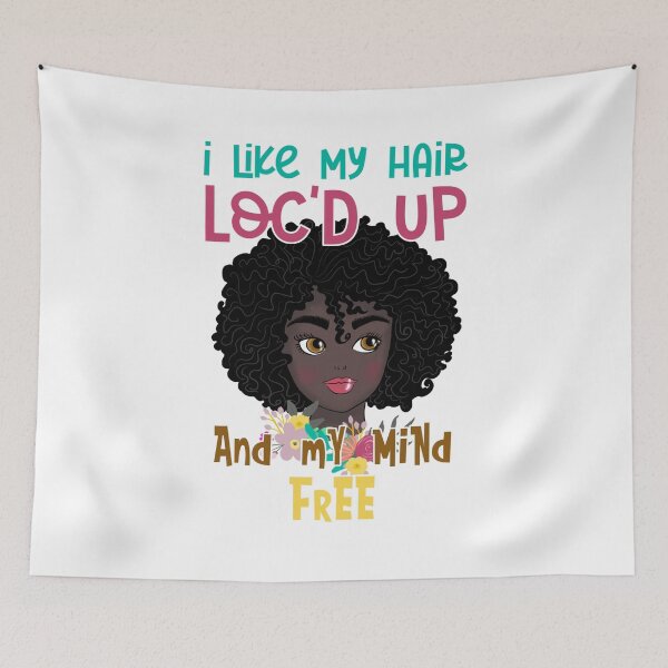 Item preview, Womens I Like Hair Loc'd Up And Mind Free Funny Black Woman designed and sold by SereneSouls.