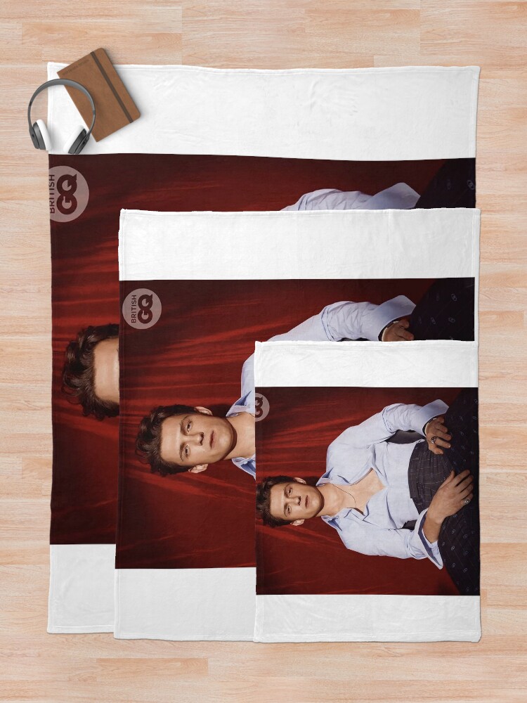 "Tom Holland GQ 2021" Throw Blanket by DanaPlyley Redbubble