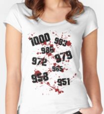 1000 minus 7 Tokyo Ghoul Women's Fitted Scoop T-Shirt