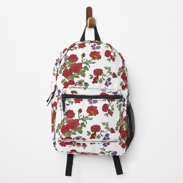 Item preview, Red Cottage Rose on White Background designed and sold by Kristi Duggins.