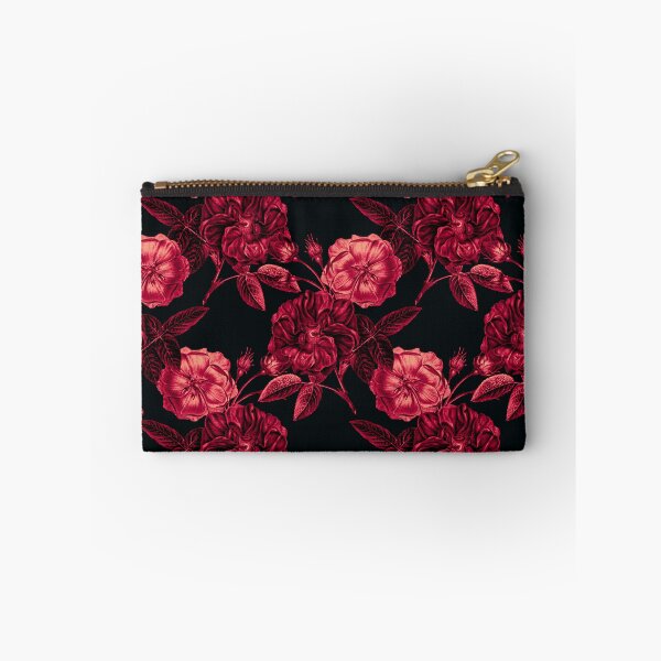 Item preview, Vintage dark red flower pattern  designed and sold by illlustreation.