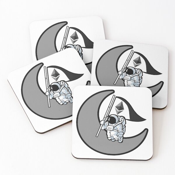 Item preview, Ethereum to the Moon - this is a great gift for every cryptocurrency investor designed and sold by hyggekrog.