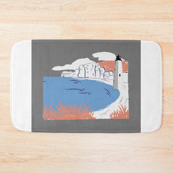 Item preview, ocean and lighthouse designed and sold by TTNTSHOP.