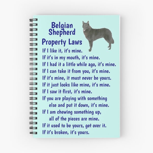 Item preview, Belgian Shepherd - property laws  designed and sold by thepetcellar.