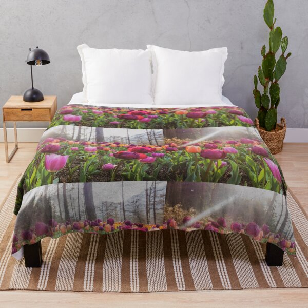 Item preview, Sunny Plum and Purple Tulips designed and sold by thegraypocket.
