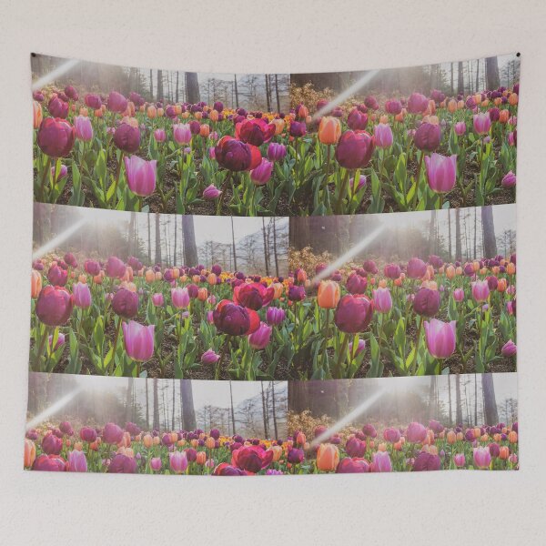Item preview, Sunny Plum and Purple Tulips designed and sold by thegraypocket.