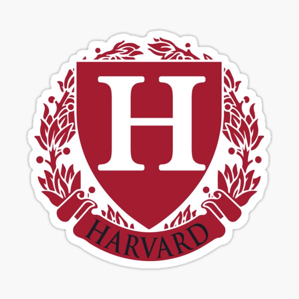  Harvard university Sticker