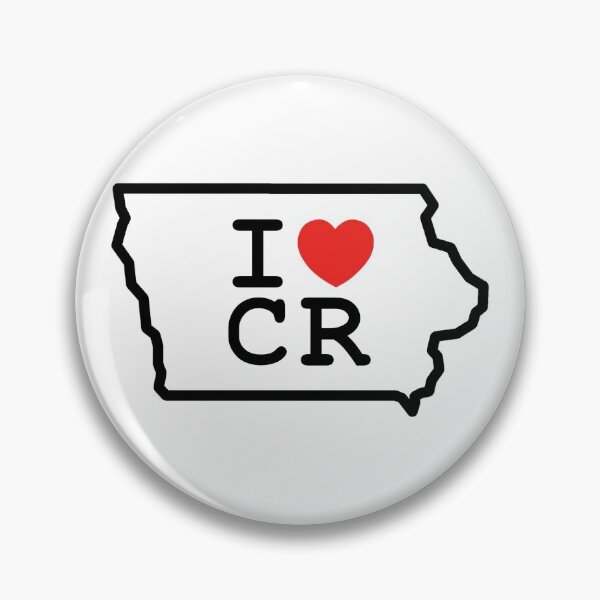 Aperçu de l'œuvre J'aime Cedar Rapids - Blanc créée et vendue par nicdesignsstuff.