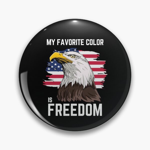 Item preview, Patriotic Eagle American Flag My Favorite Color Is Freedom designed and sold by ZavageDesigns.