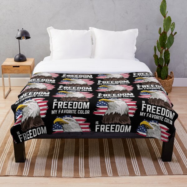 Item preview, Patriotic Eagle American Flag My Favorite Color Is Freedom designed and sold by ZavageDesigns.