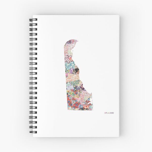 Item preview, Delaware map designed and sold by FlowersMaps.