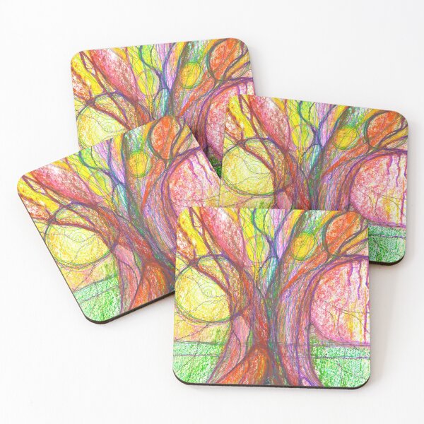 Item preview, Neuroart, Abstract red tree designed and sold by VikitaSolomakha.