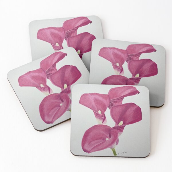 Artikelvorschau, Rosa Calla-Lilien entworfen und verkauft von mandijcreations.