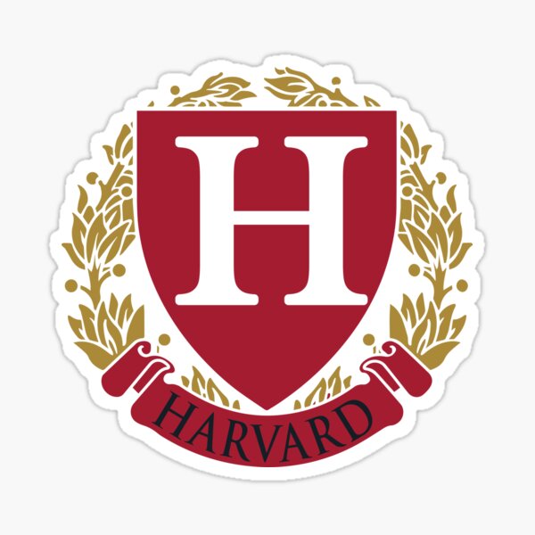 Harvard university sticker Sticker