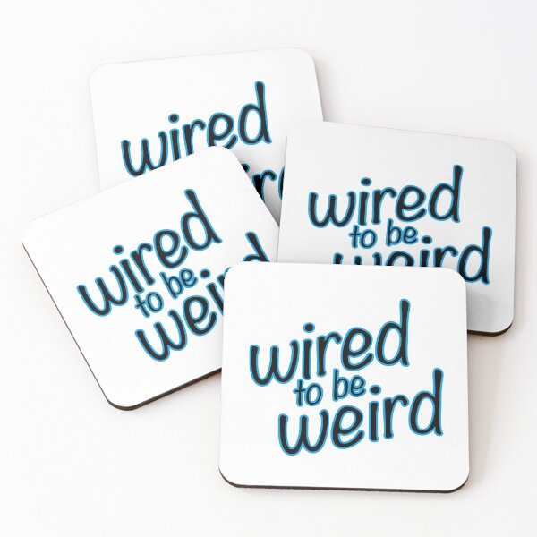 Item preview, wired to be weird designed and sold by MintGubbins.