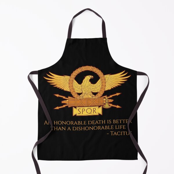 Item preview, Ancient Rome - An Honorable Death Is Better Than A Dishonorable Life - Tacitus Quote - SPQR designed and sold by Styrman.
