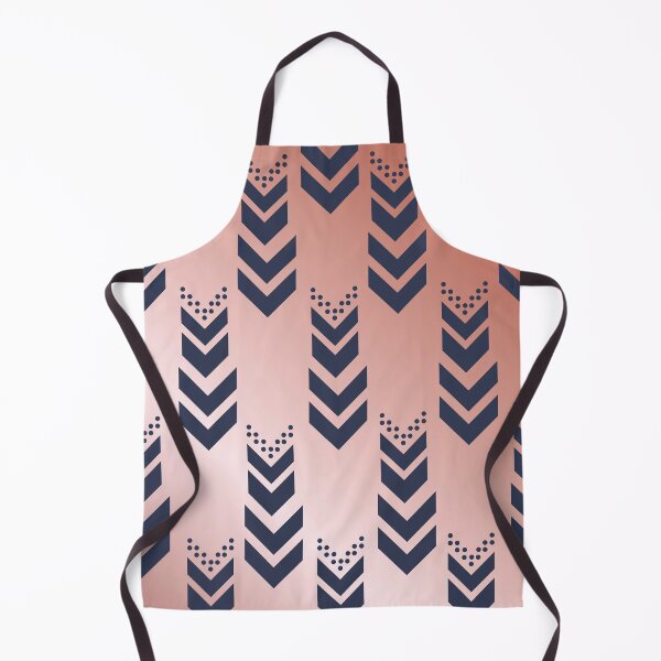 Item preview, Navy and Rose Gold Arrow Stripes designed and sold by SeaverN.