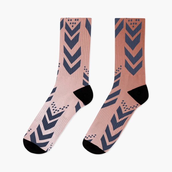 Item preview, Navy and Rose Gold Arrow Stripes designed and sold by SeaverN.