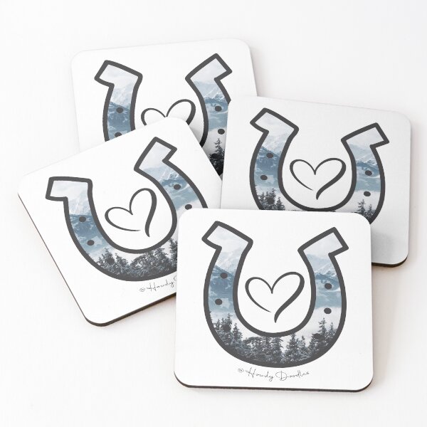 Item preview, Mountain Horsehoe and Heart designed and sold by HorseFly Ranch.