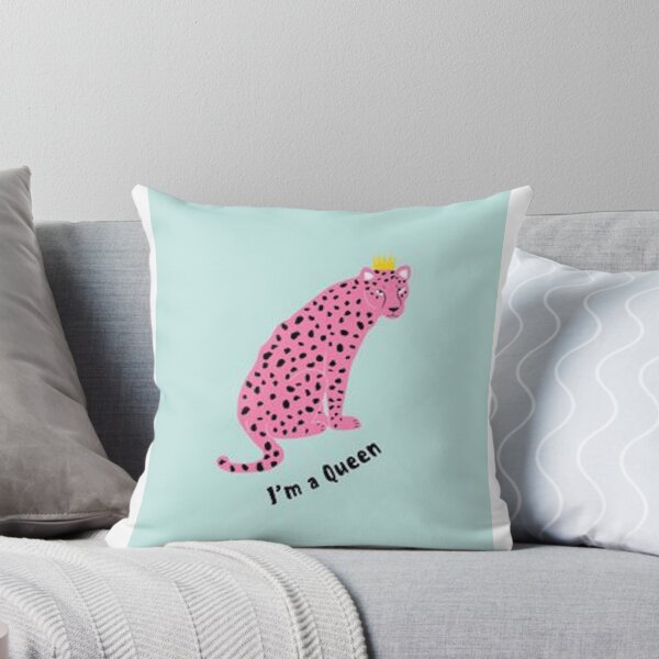 Aperçu de l'œuvre Guépard preppy "Je suis une reine" créée et vendue par lcd93.