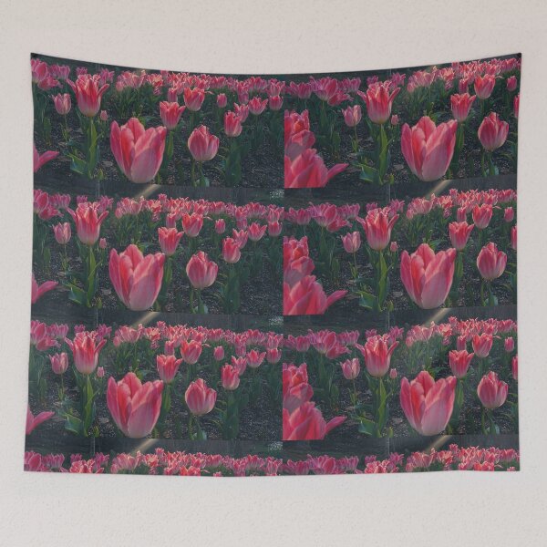 Item preview, Poppy Warm Pink Tulips designed and sold by thegraypocket.