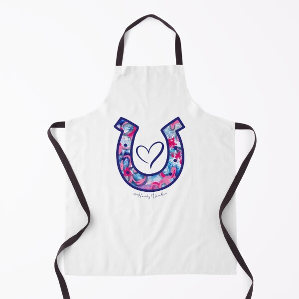 Item preview, Floral Brush Horsehoe and Heart designed and sold by HorseFly Ranch.