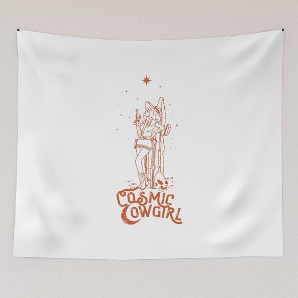 Item preview, Cosmic Cowgirl Alien Hunter Graphic designed and sold by meowmeows.