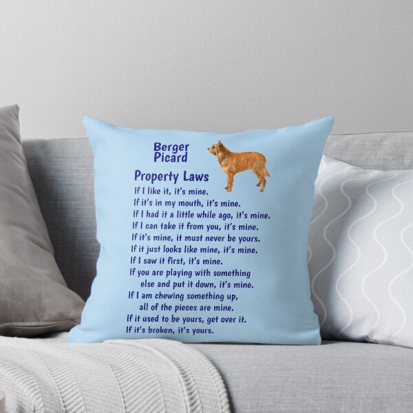 Item preview, Berger Picard - property laws  designed and sold by thepetcellar.