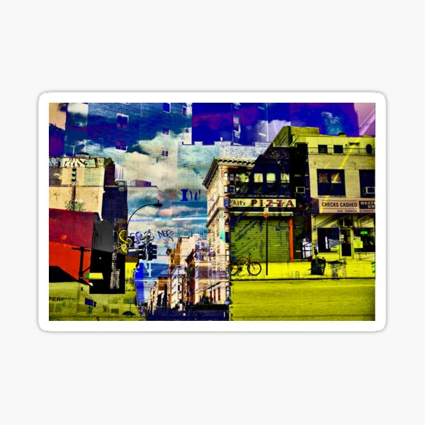New York City Color Scape Sticker