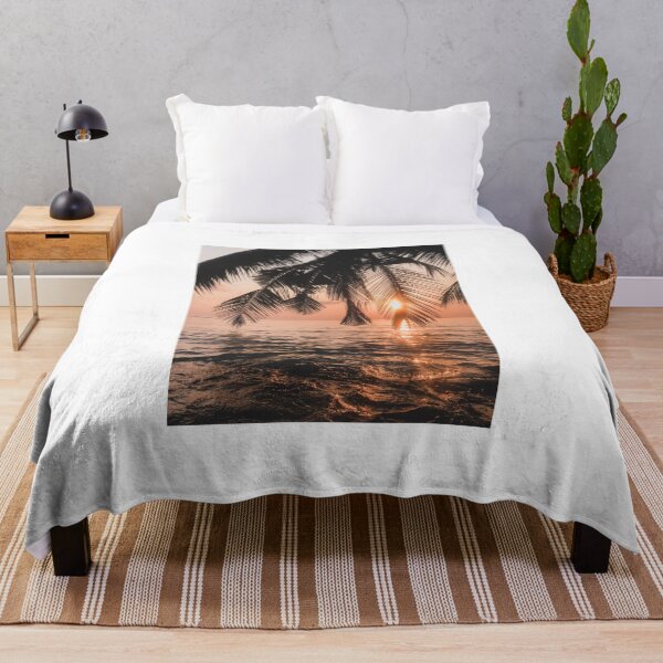 Item preview, Tropical Palm Tree Ocean Sunset designed and sold by newburyboutique.