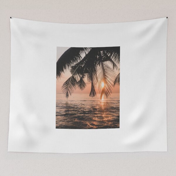 Item preview, Tropical Palm Tree Ocean Sunset designed and sold by newburyboutique.