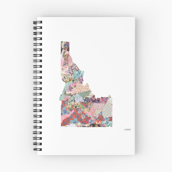 Item preview, Idaho map designed and sold by FlowersMaps.