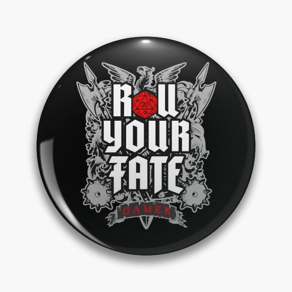 Item preview, Roll Your Fate RPG Tabletop Role Play Gamer D20 Dice designed and sold by GrandeDuc.