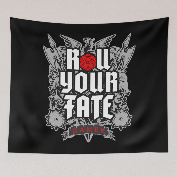 Item preview, Roll Your Fate RPG Tabletop Role Play Gamer D20 Dice designed and sold by GrandeDuc.