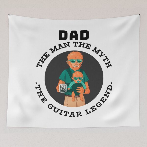 Item preview, Dad The Man The Myth The Guitar Legend designed and sold by Teelogic.