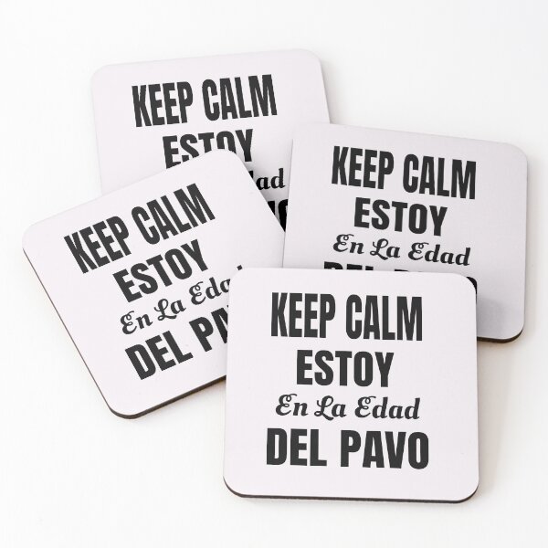 Item preview, Chile Funny Phrases Chilean Slang KEEP CALM estoy en la edad del pavo  designed and sold by tempotats.