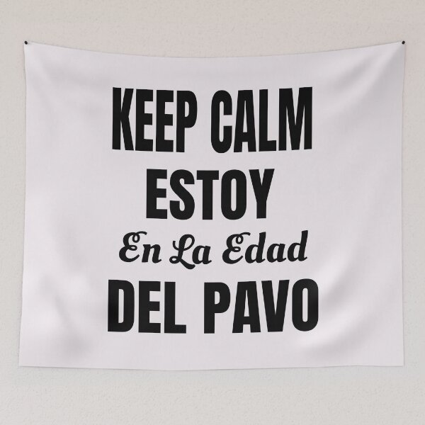 Item preview, Chile Funny Phrases Chilean Slang KEEP CALM estoy en la edad del pavo  designed and sold by tempotats.