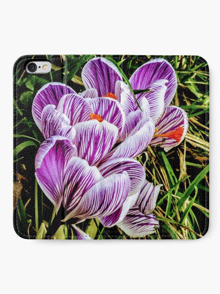 Alternate view of Flowers iPhone Wallet