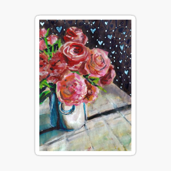 Smell the roses Sticker