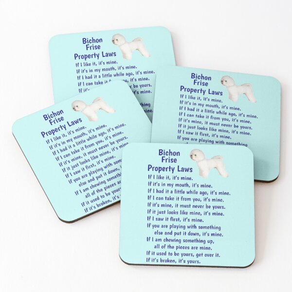 Item preview, Bichon Frise - property laws  designed and sold by thepetcellar.