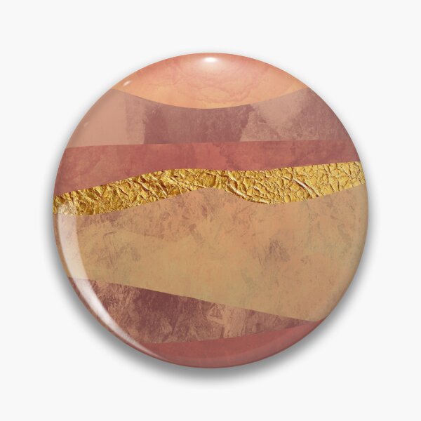 Item preview, Hot Desert Mountain Landscape Metallic Gold designed and sold by SparrowsEndArt.