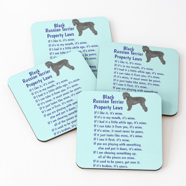 Item preview, Black Russian Terrier - property laws  designed and sold by thepetcellar.