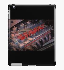 Retro urban auto engine. iPad Case/Skin