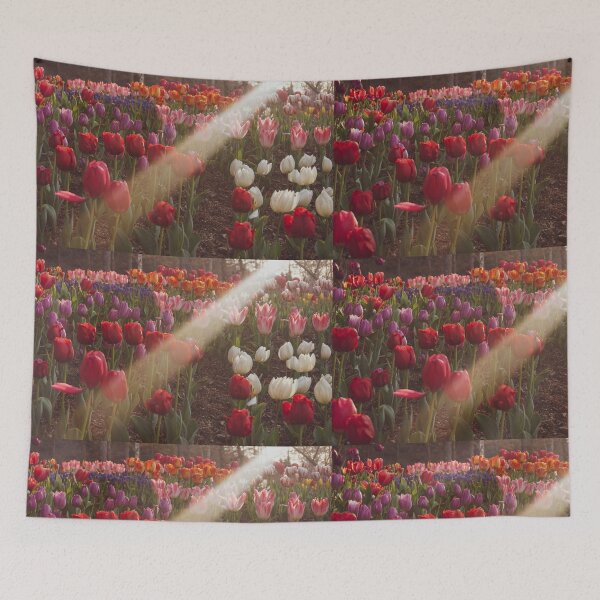 Item preview, Warm Colorful Tulip Garden designed and sold by thegraypocket.