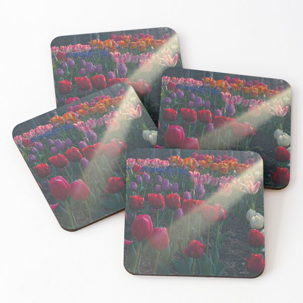 Item preview, Cool Colorful Tulip Garden designed and sold by thegraypocket.